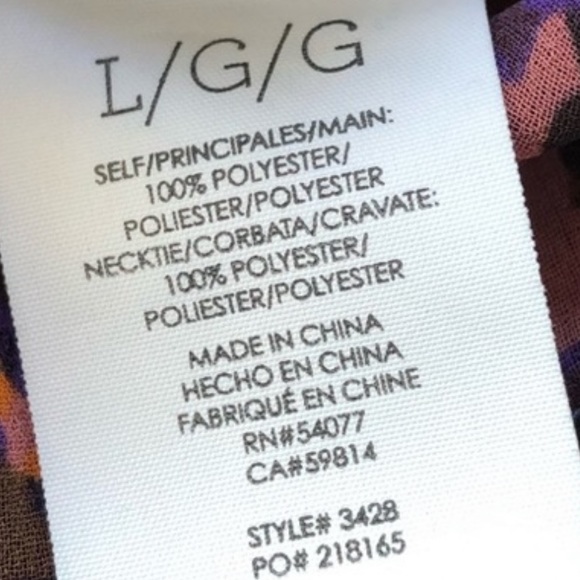 CAbi Bonus Multicolor Blouse only #3428 Size Large - Picture 3 of 5